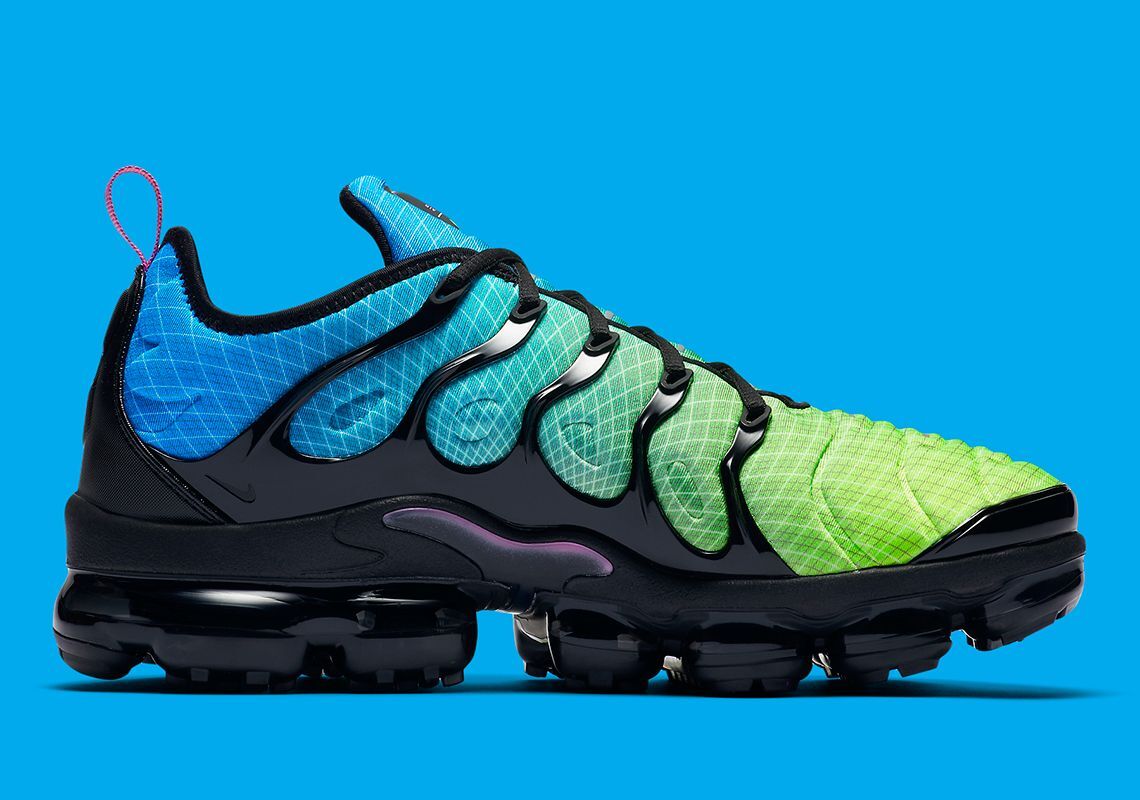 Nike Air Max TN 2018 Plus Green Blue Black Shoes - Click Image to Close